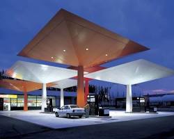 Gas Station High Traffic Corner